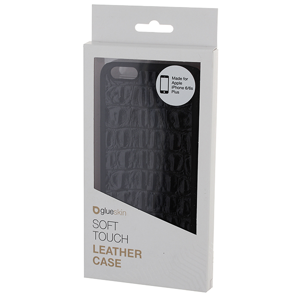 Чехол Glueskin для iPhone 6 Plus Black Croco (6р-30С)