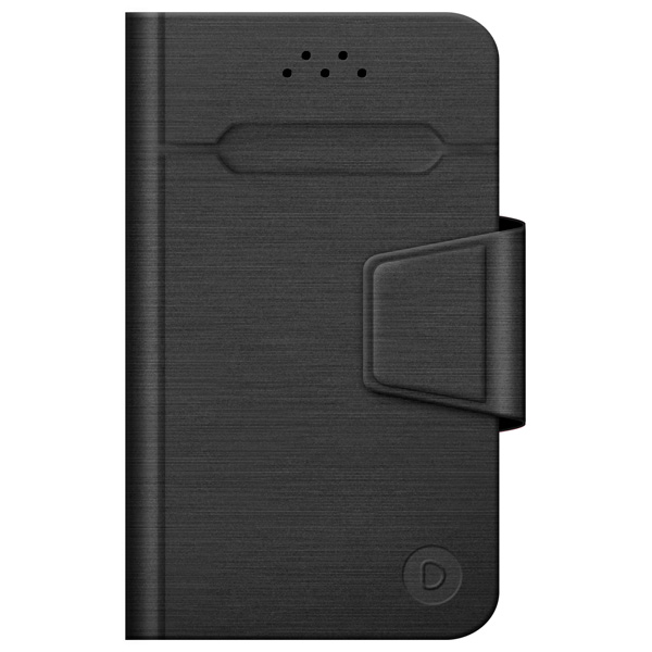 Универсальный чехол для смартфона Deppa Wallet Fold S 3.5''-4.3' черный