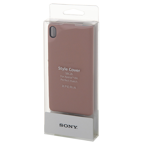 Чехол Sony SBC26 розовое золото для Xperia XA