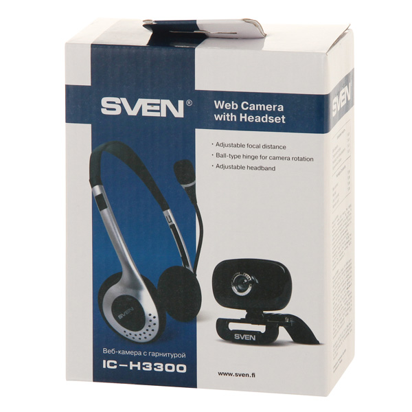 Web-камера Sven + гарнитура IC-H3300