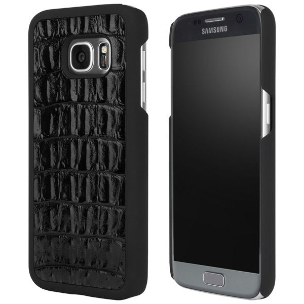 Чехол Glueskin для Galaxy S7 Black Croco (S7-30C) фото