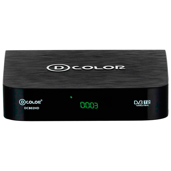 Приемник телевизионный DVB-T2 D-Color DC802HD фото