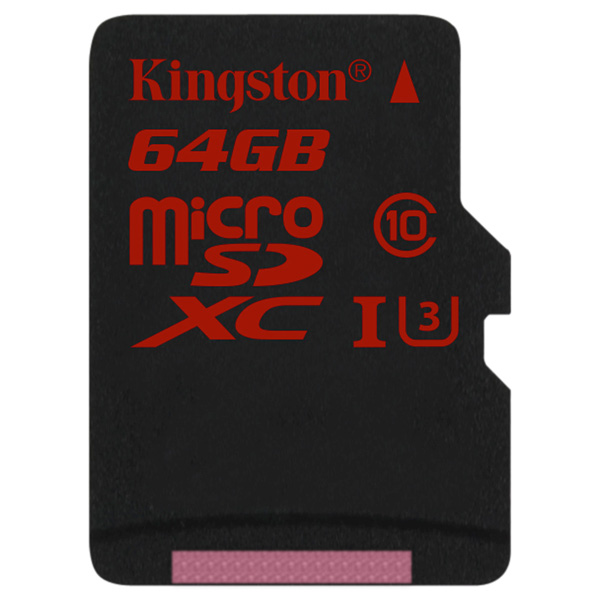 Карта памяти MicroSD Kingston SDCA3/64GBSP