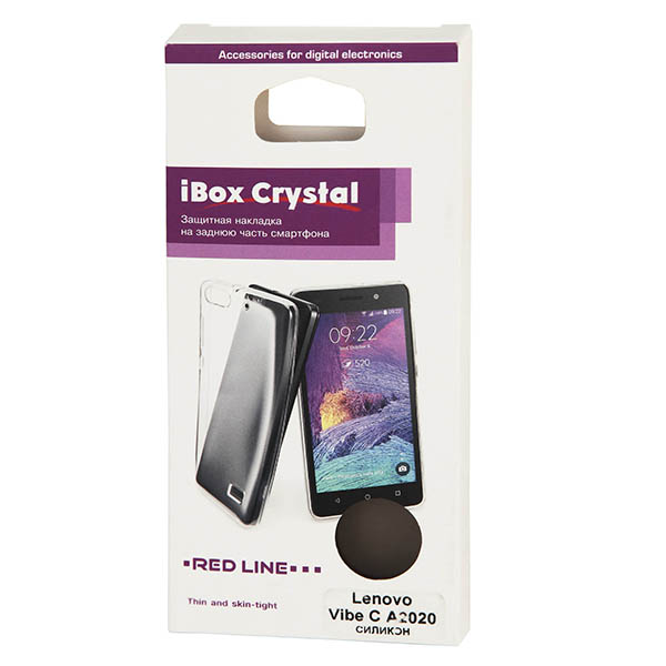 Чехол iBOX Crystal для Lenovo Vibe С A2020 Grey(МВ000000173)