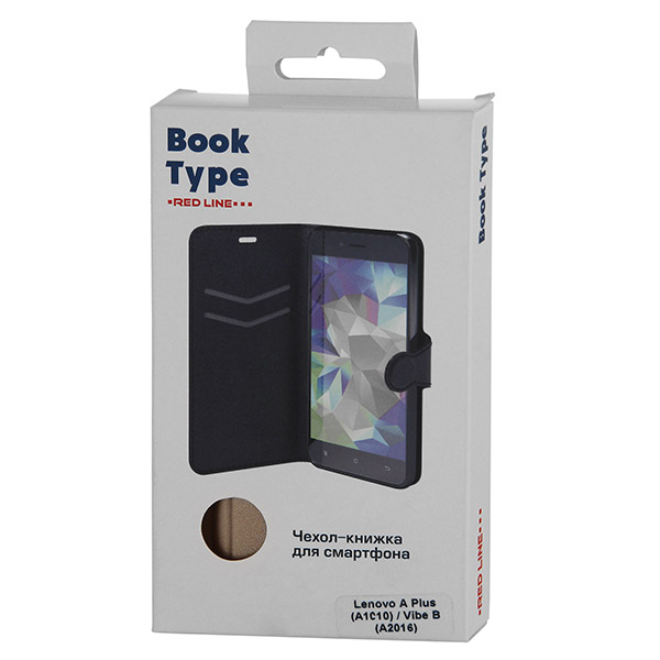 Чехол Red Line для Lenovo A Plus(A1010)Vibe B Gold(МВ000000119)