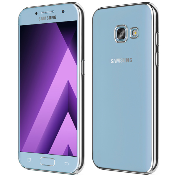 Чехол Takeit для Samsung Galaxy A7 2017, Metal Slim серебристый