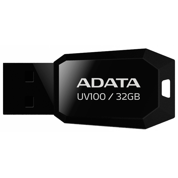 Флеш-диск ADATA UV100 32GB Black (AUV100-32G-RBK) фото