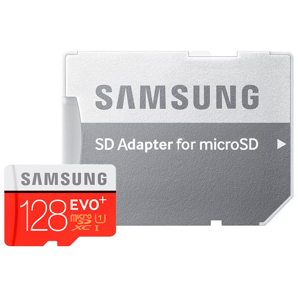 Карта памяти MicroSD Samsung EVO Plus MB-MC128DA/RU фото