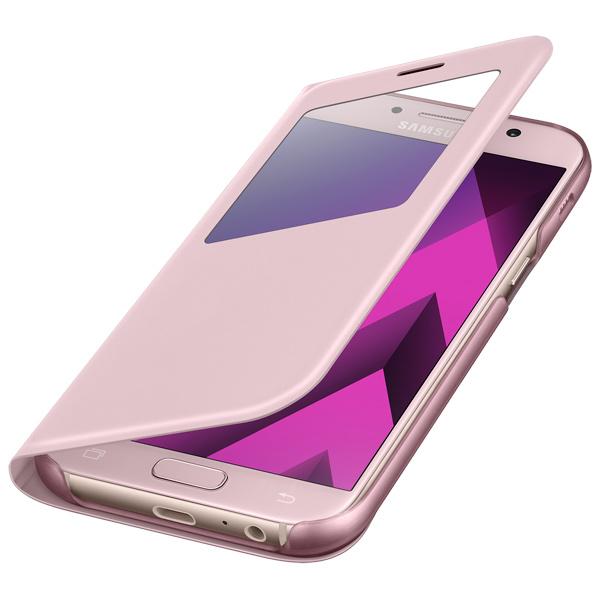 Чехол Samsung A5 2017 S View Standing Cover розовый