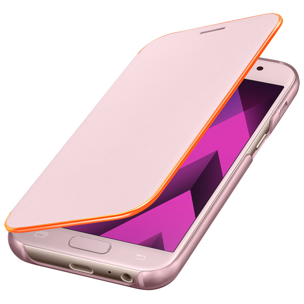 Чехол Samsung A3 2017 Neon Flip Cover розовый фото