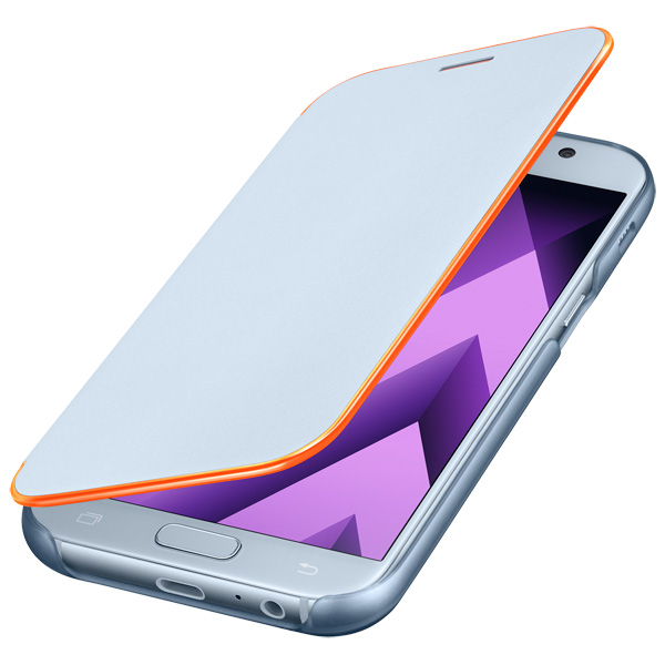 Чехол Samsung A5 2017 Neon Flip Cover синий фото