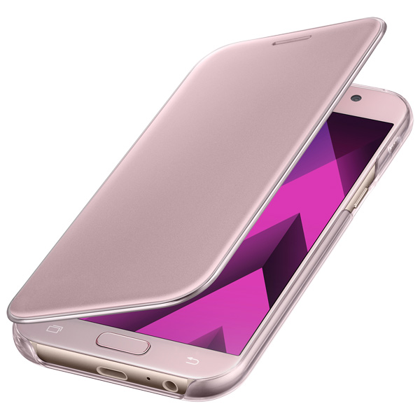 Чехол Samsung A5 2017 Clear View Cover розовый фото