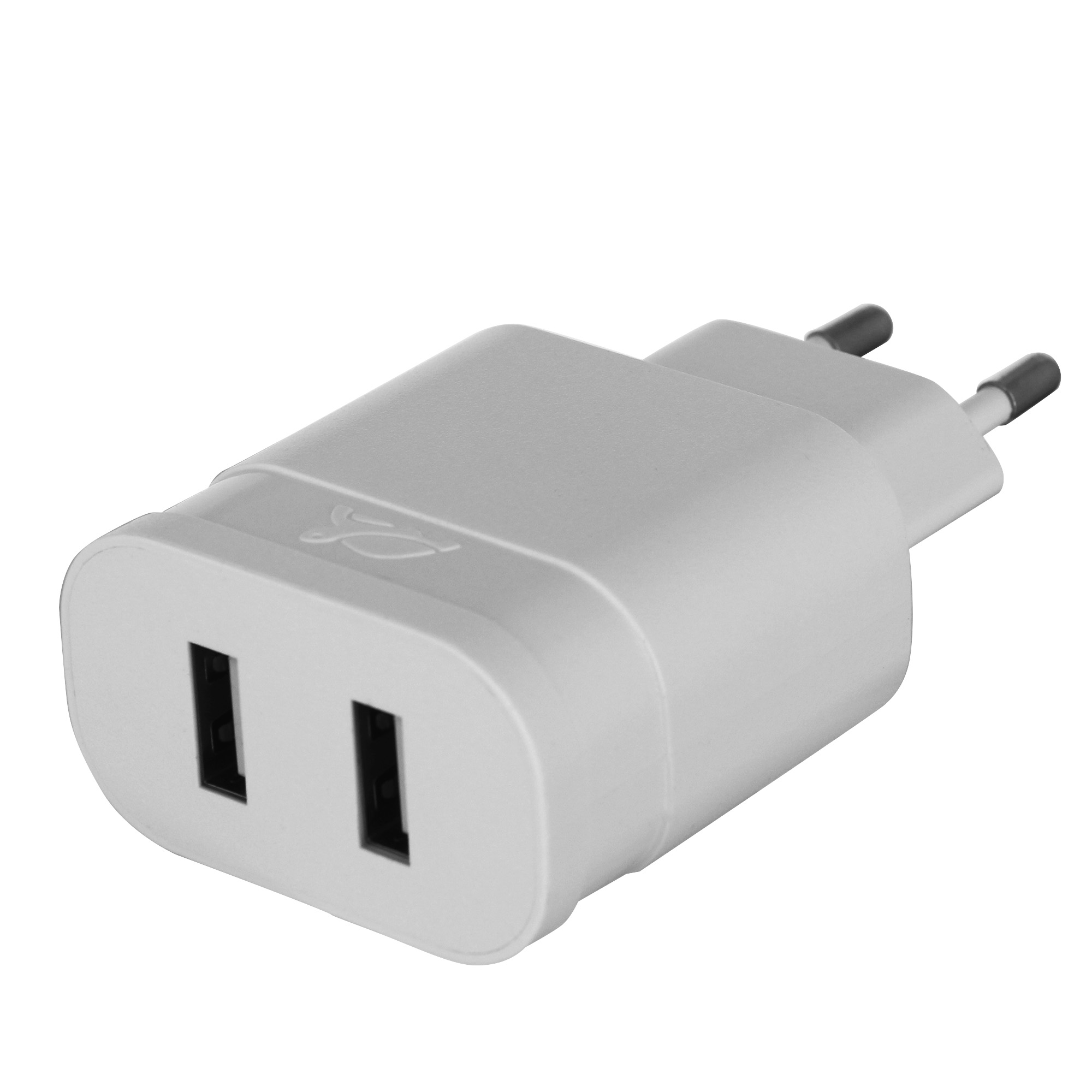 Сетевое зарядное устройство с кабелем RIVACASE 2 USB 3.4A + кабель microUSB (VA 4123 WD1)