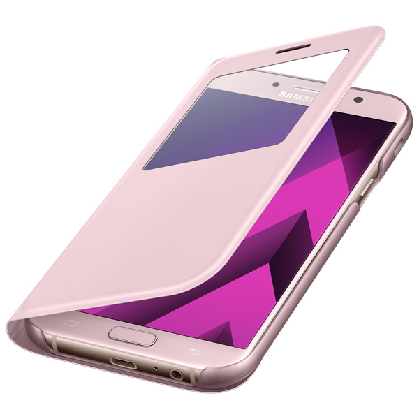 Чехол Samsung A7 2017 S View Standing Cover розовый фото