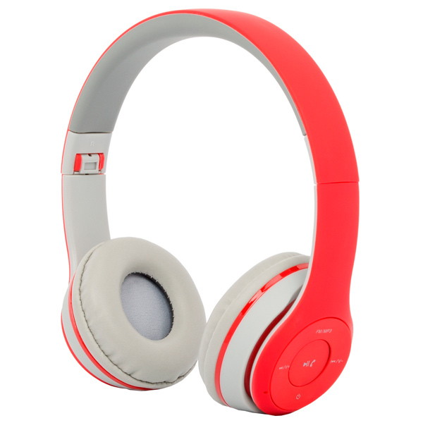 Наушники Bluetooth с MP3 Harper HB-212 красный фото