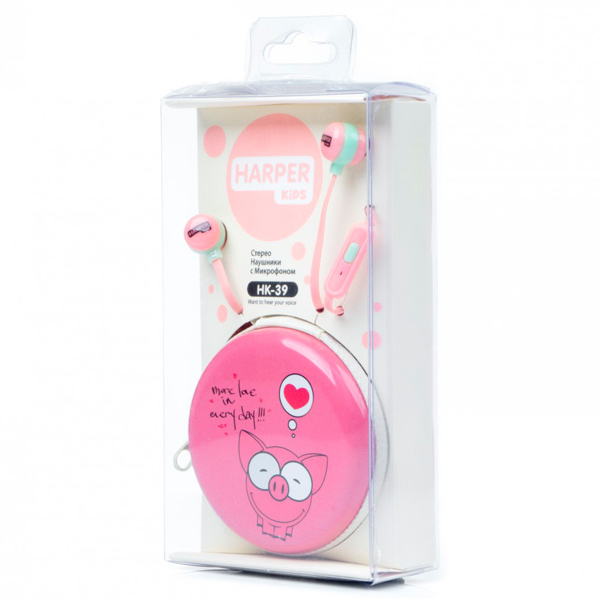 Наушники внутриканальные Harper Kids HK-39 оранжевый