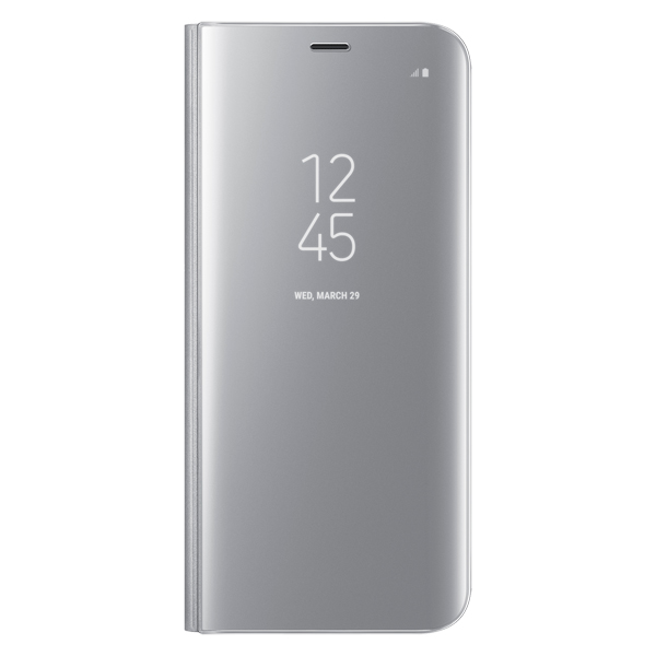 Чехол Samsung S8 Clear View Standing Silver (EF-ZG950CSEGRU) фото