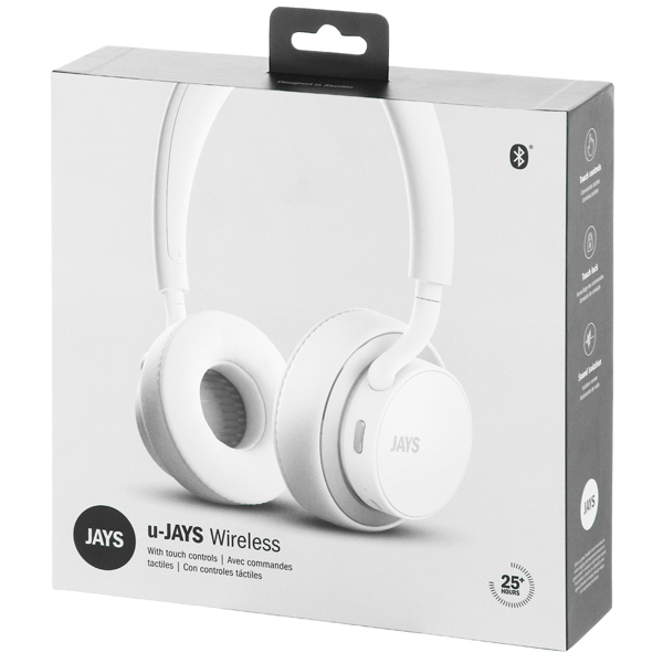 Наушники накладные Bluetooth Jays U-Jays Wireless White (T00183)