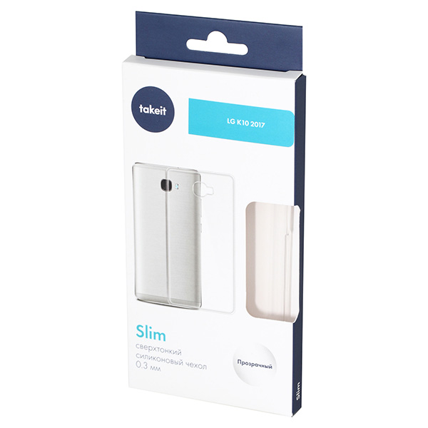 Чехол Takeit для LG K10, Slim (TKTLGM250SLIMTR)