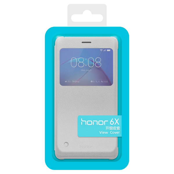 Чехол HONOR 6X Smart Cover серебристый