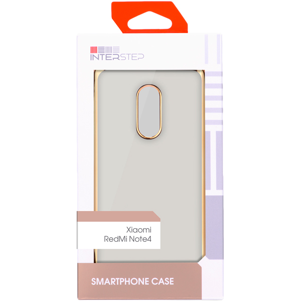 Чехол InterStep Frame ADV для Xiaomi RedMi Note 4 золотой