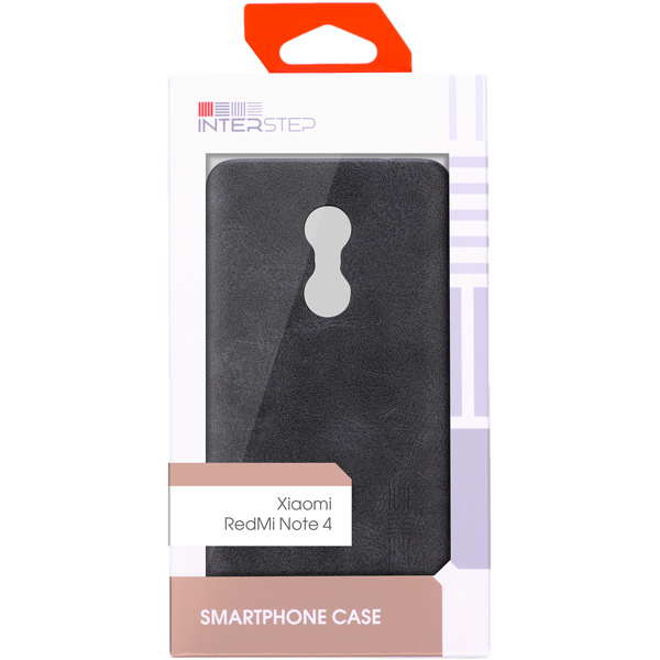 Чехол InterStep Silk Case ADV для Xiaomi RedMi Note 4 серый
