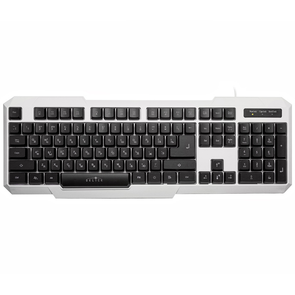 Игровая клавиатура Oklick 740G White фото