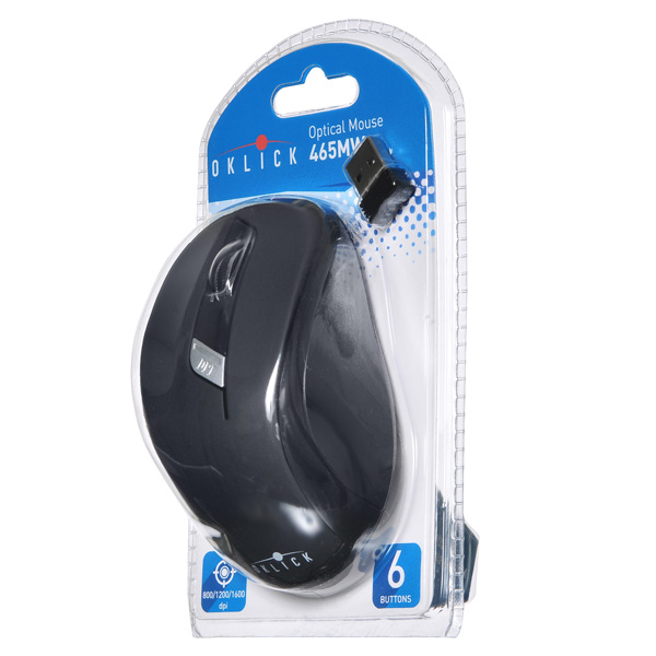 Мышь беспроводная Oklick 465MW черный