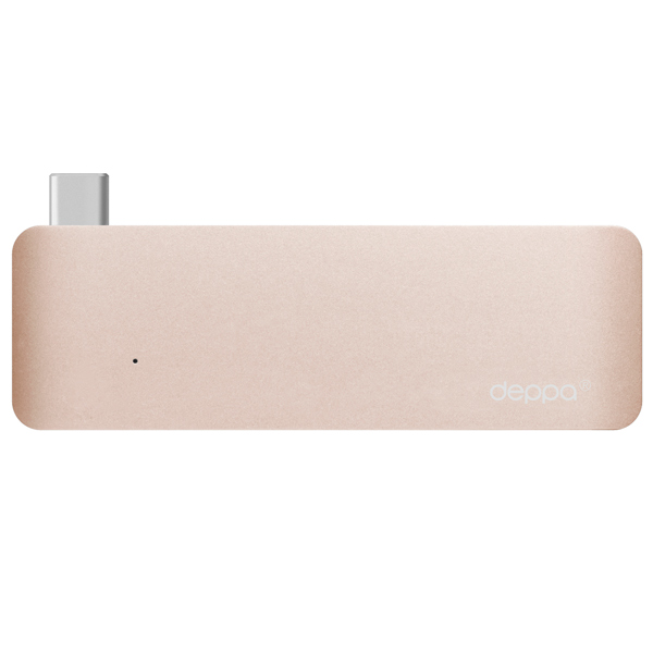 Переходник Deppa USB-C адаптер для Macbook, 5в1 (72219) фото