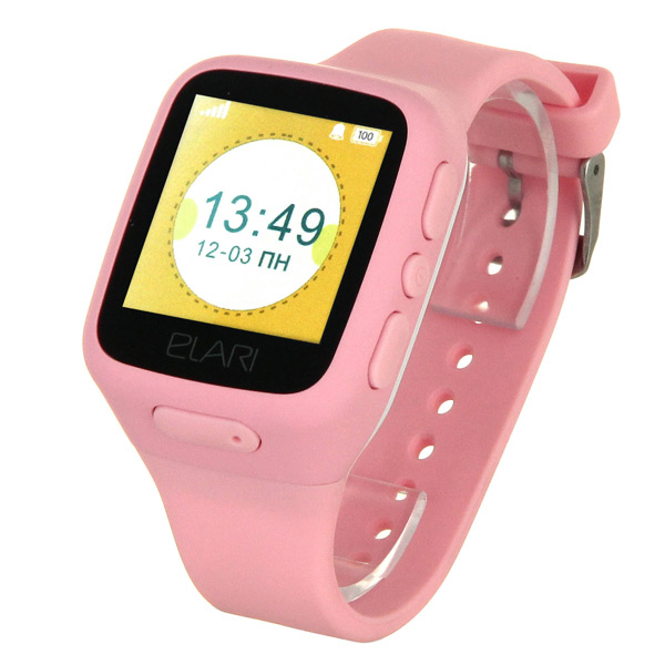 Часы с LBS трекером Elari KidPhone Pink (KP-1) фото