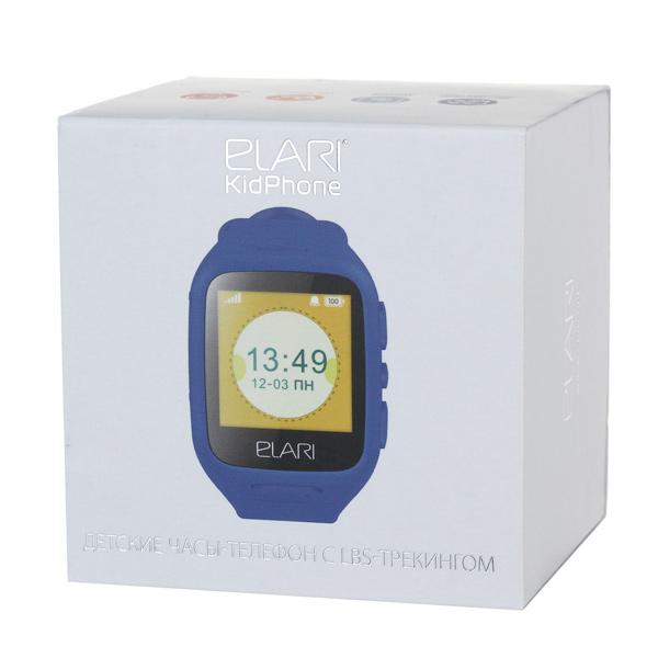 Часы с LBS трекером Elari KidPhone Blue (KP-1)