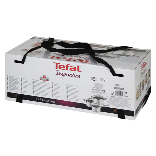 Набор кастрюль (нержавейка) Tefal Inspiration 3шт.: 16/20/24см (E831S614)