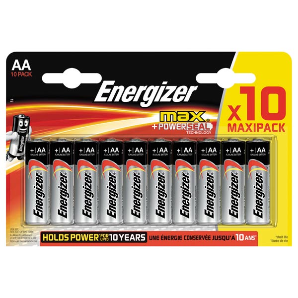 Батарея Energizer MAX AA-LR6 10 шт. фото