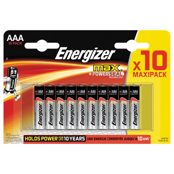 Батарея Energizer MAX AAA-LR03 10 шт. фото