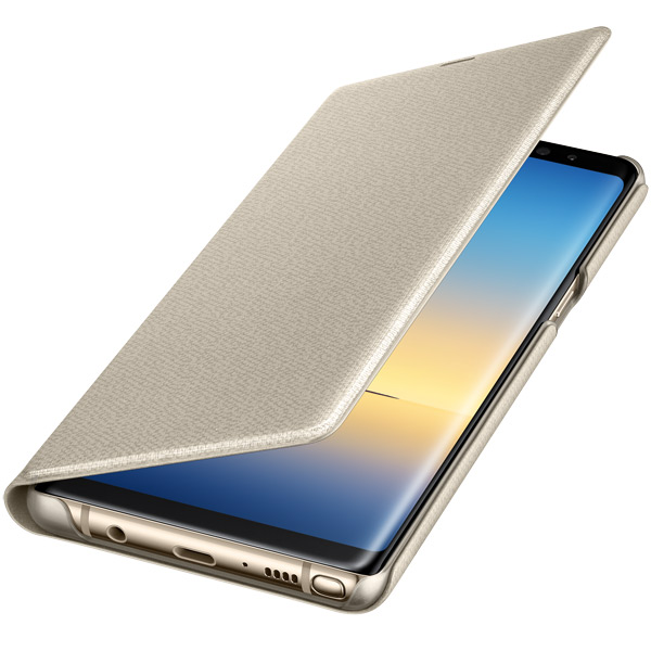 Чехол Samsung Galaxy Note 8 LED View Gold (EF-NN950PFEGRU)
