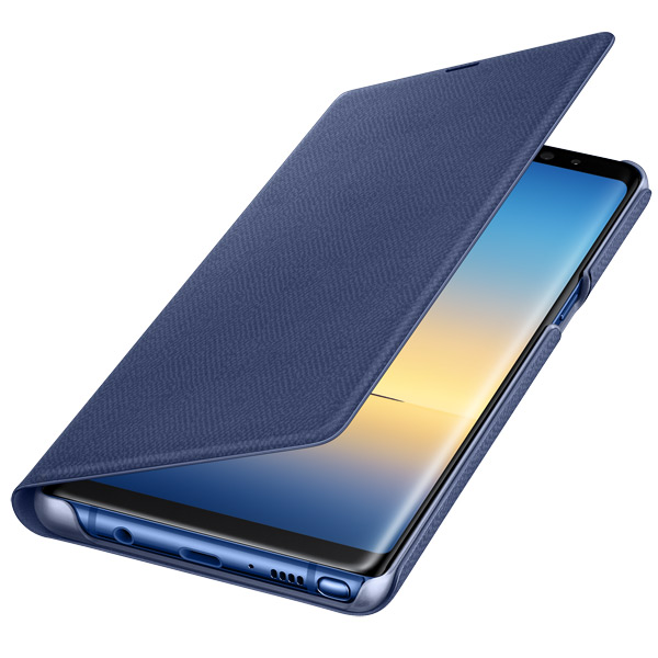 Чехол Samsung Galaxy Note 8 LED View Blue (EF-NN950PNEGRU) фото