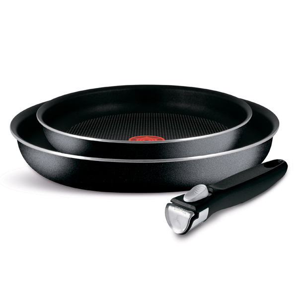 Набор посуды (антипригарное покрытие) Tefal Ingenio Black 2шт.: 24/28см (04131820)