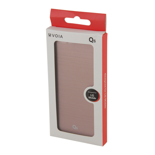 Чехол Voia Clean UP для LG Q6 розовое золото