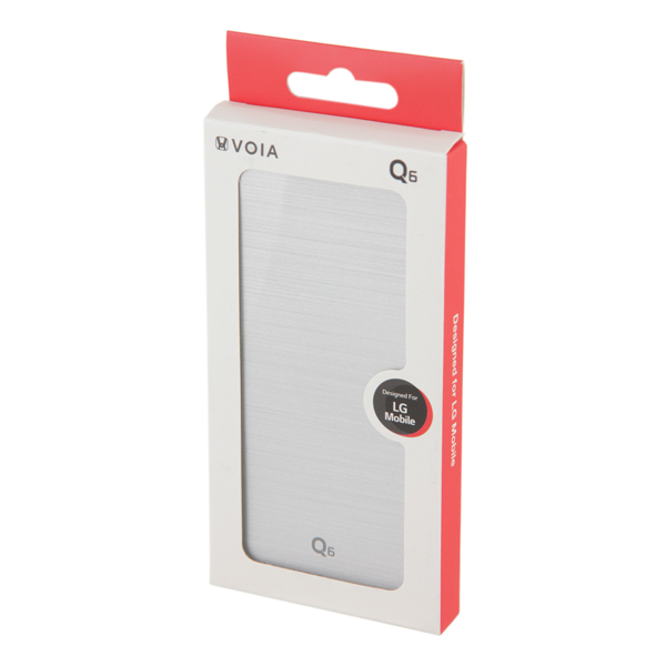 Чехол Voia Clean UP для LG Q6 серебристый