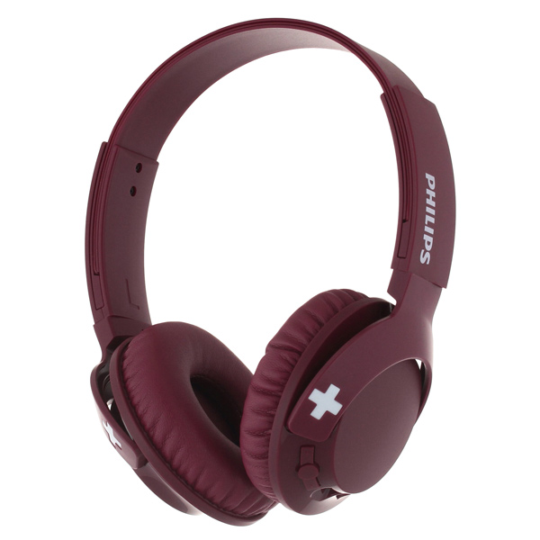 Наушники накладные Bluetooth Philips Bass+ Red (SHB3075RD/00) фото