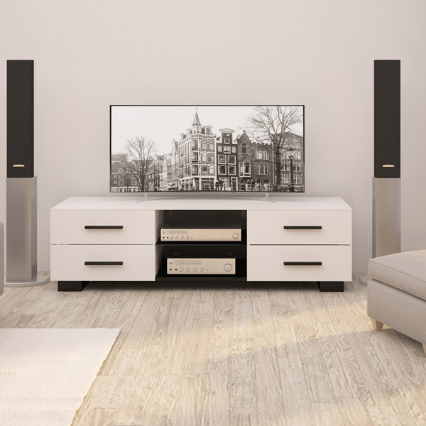 Подставка для телевизора Mart Командор White (1200169) фото