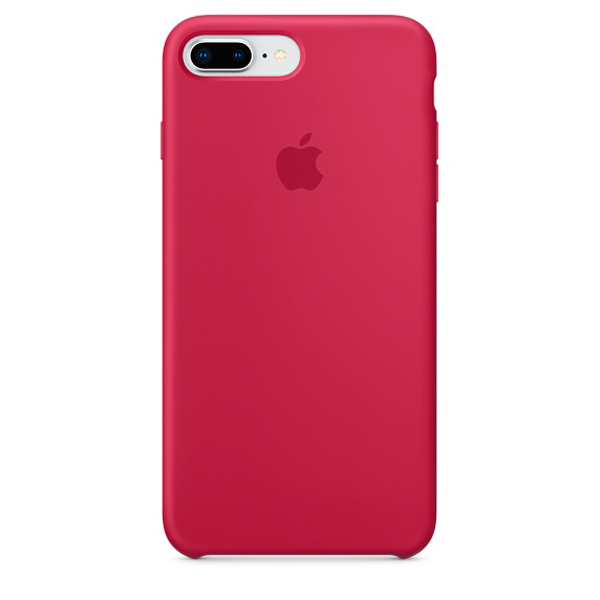 Чехол Apple iPhone 8 Plus / 7 Plus Silicone Rose красный