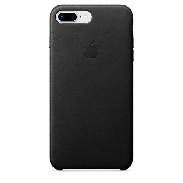 Чехол Apple iPhone 8 Plus / 7 Plus Leather Black (MQHM2ZM/A) фото
