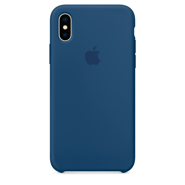 Чехол Apple iPhone X Silicone Case Blue Cobalt (MQT42ZM/A)