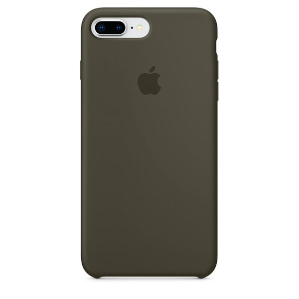 Чехол Apple iPhone 8 Plus / 7 Plus Silicone Dark оливковый