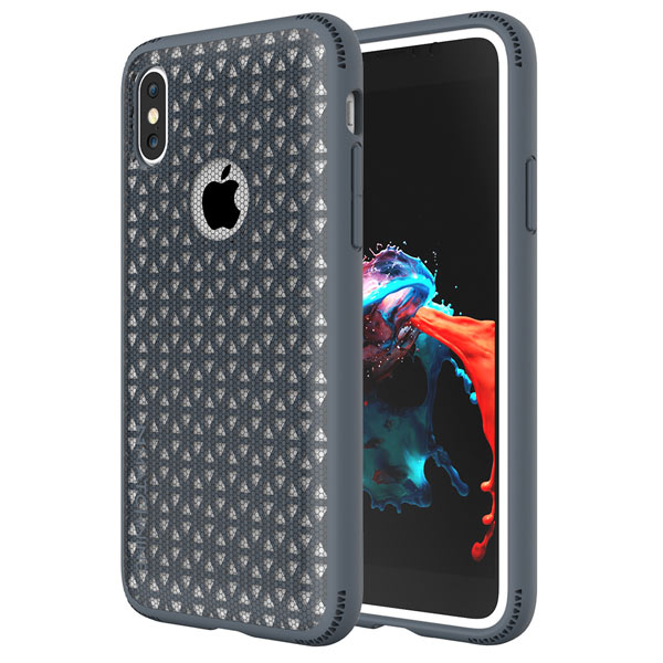 Чехол Matchnine Skel Peacock Blue для iPhone X (ENV025)