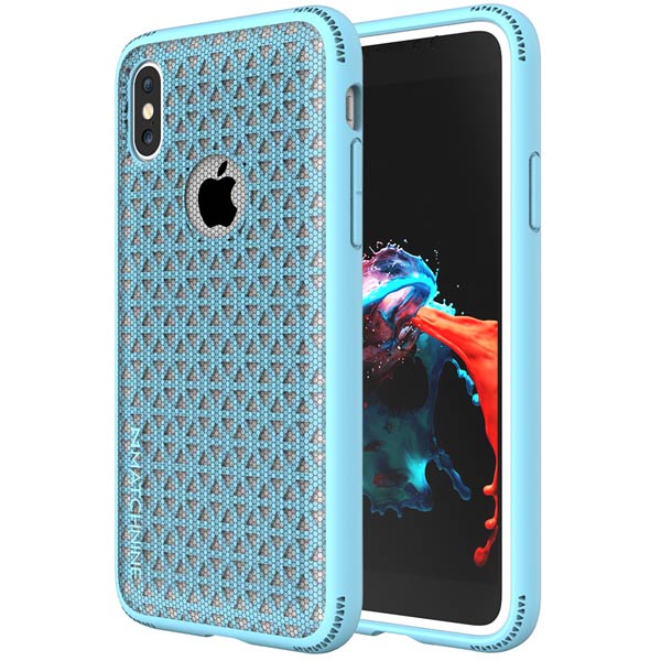 Чехол Matchnine Skel Light Blue для iPhone X (ENV026) фото