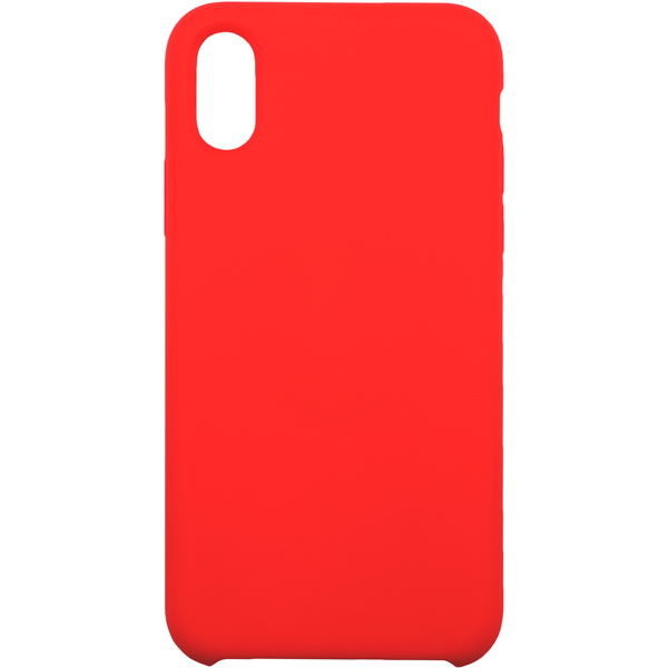 Чехол InterStep для iPhone X SOFT-T METAL ADV красный фото