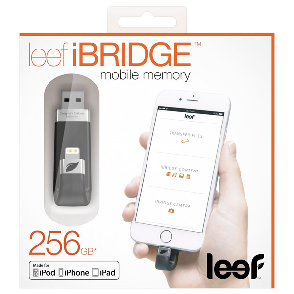 Флеш-диск для Apple Leef iBridge3 256 Гб, чёрный (LIB3CAKK256R1)