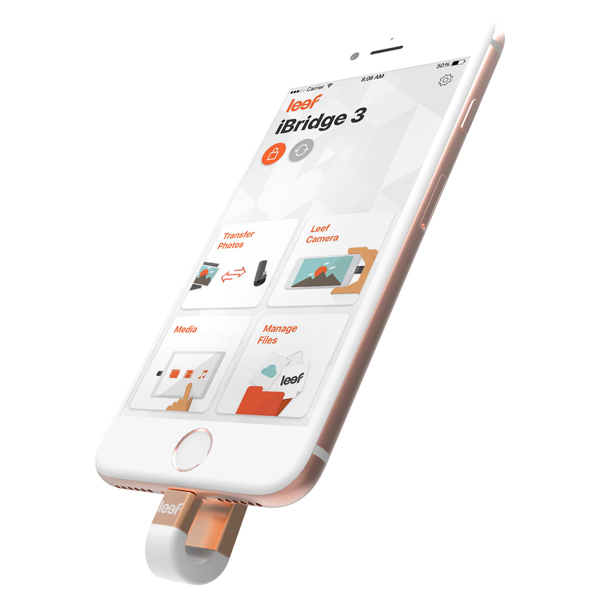 Флеш-диск для Apple Leef iBridge3 64 Гб, розовый (LIB300RW064R1)